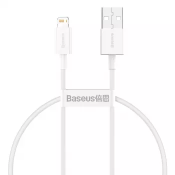 Baseus Superior Series kaabel USB-Lightning, 2,4A, 0,25m (valge)