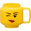 Keraamiline kruus room copenhagen Winking Girl Small kollane 40460803, 250–350 ml