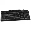 CHERRY KC 1000 SC klaviatuur universaalne USB AZERTY Belgia must