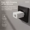 AC-USB-laadija DIGITUS 20 W, 1x USB-C, 1x USB-A, sisend 100–240 V, valge