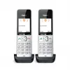 Gigaset COMFORT 500HX duo Analoog/DECT telefon Kõne tuvastus Must, Hõbedane