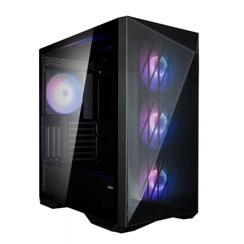 Zalman Z9 Iceberg MS Must ATX Mid Tower PC korpus koos 4x 140 mm ARGB ventilaatoriga - Midi/Mini Tower - ATX