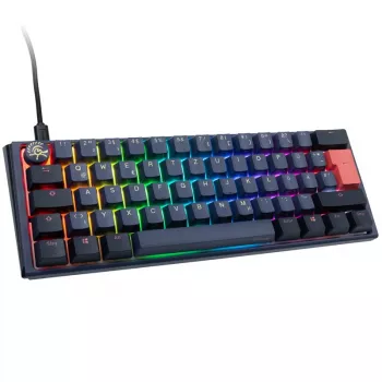 Ducky One 3 Mini klaviatuur mängimiseks USB sinine