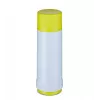 Termosepudel ROTPUNKT Series 40 0,75 l — kaheseinaline polüpropüleen, 24 h soe / 36 h külm, valge-kollane