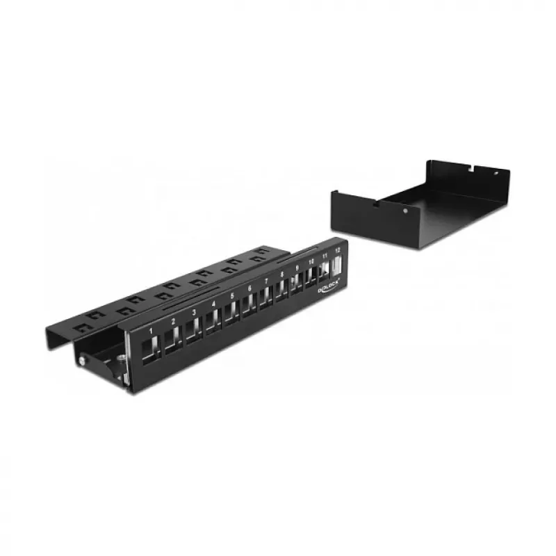 Patch Panel DeLOCK Keystone 12 Port Must