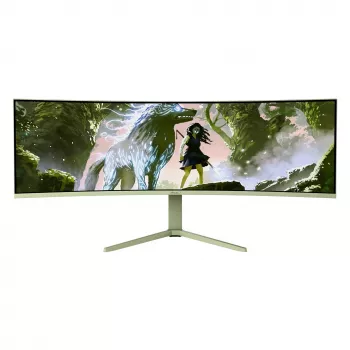 Kõver arvutimonitor Arozzi Nova 49 tolli (124,5 cm) Dual QHD 5120×1440 LED VA, 4 ms, Roheline