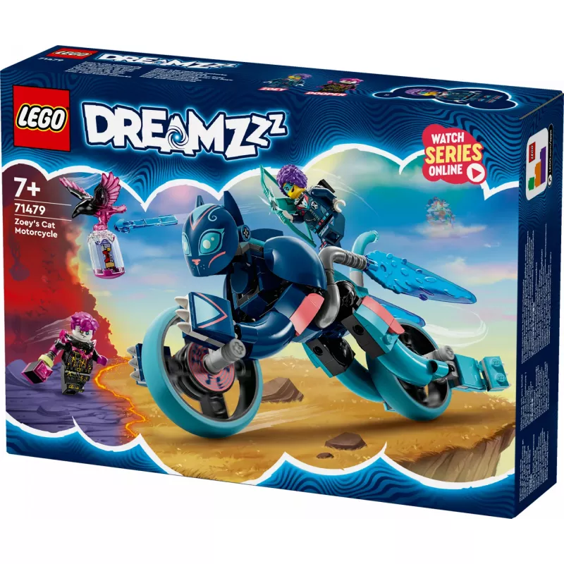 LEGO DREAMZzz Zoey kassi mootorratta ehituskomplekt 71479