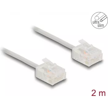 DeLOCK RJ45 võrgukaabel Cat.6 2m Hall