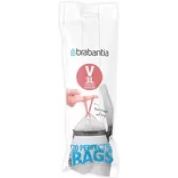 Prügikott Brabantia 116582 3 L valge 20 tk