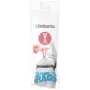 Prügikott Brabantia 116582 3 L valge 20 tk