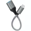 LogiLink USB 3.2 Gen1 USB-C adapter C/M USB-A/F OTG alumiinium 0,15 m