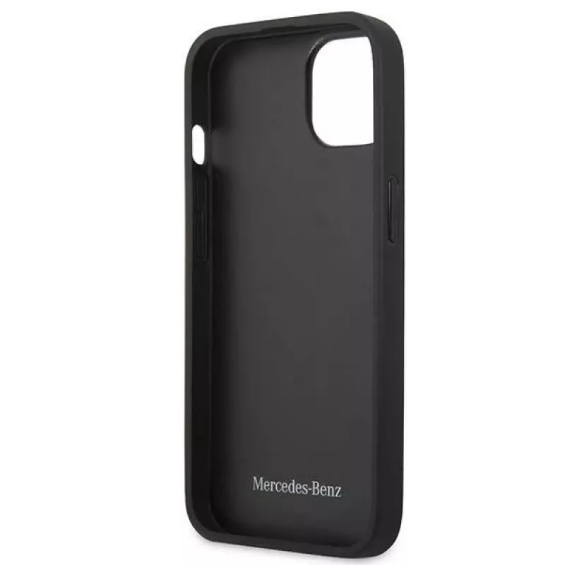 Mercedes MEHCP13SPSQRE iPhone 13 mini 5,4 punane/punane kõva ümbris Nahk Tähtede mustriga