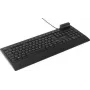 Renkforce RF-CKB-200 USB-klaviatuur saksa, QWERTZ must kiipkaardilugeja (RF-CKB-200)
