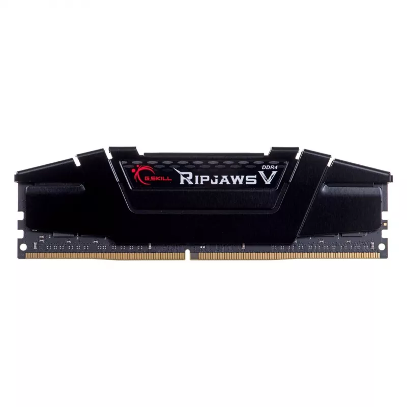 G.SKILL Ripjaws V Series (Intel XMP) DDR4 RAM 64 GB (4 x 16 GB) 3200 MT/s CL16-18-18-38 1,35 V lauaarvuti mälu UDIMM – must (F4-3200C16Q-64GVK)