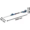 Bosch GHE 18V-50 TP aku must, sinine, punane, roostevaba teras
