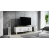 Cama RTV stand LOTTA 140cm Valge + sonoma oak