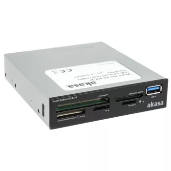 Akasa AK-ICR-27 kaardilugeja USB 3.2 Gen 1 (3.1 Gen 1) Sisemine Must, Hall