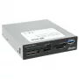Akasa AK-ICR-27 kaardilugeja USB 3.2 Gen 1 (3.1 Gen 1) Sisemine Must, Hall