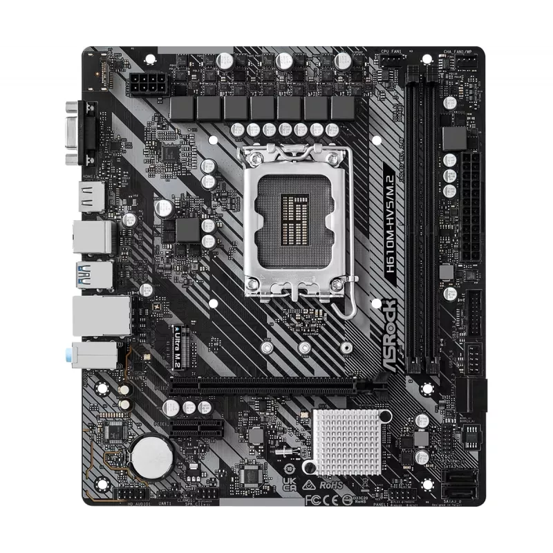 ASRock H610M-HVS/M.2 R2.0 DDR4 LGA1700 Micro-ATX emaplaat