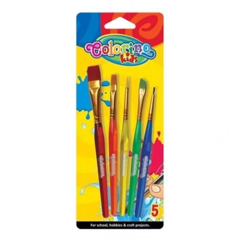 Colorino Kids akrüülvärvipintslid 5 tk