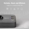 Pistikupesa DIGITUS 3-suunaline 2×USB-A ja 1×USB-C, 3 vahelduvvoolu pistikupesa tüüp E/F, 1,5 m kaabel, must