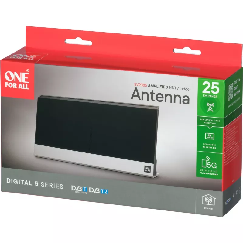Siseantenn One For All SV 9385 DVB-T DVB-T2 Must