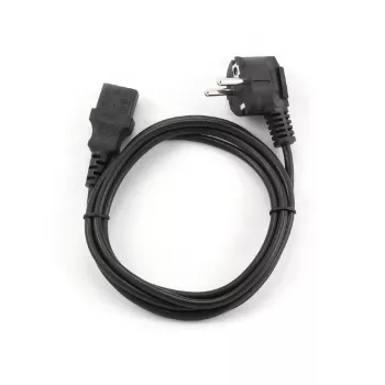 Gembird PC-186 toitekaabel must 1,8 m CEE7/4 C14 pistikuga
