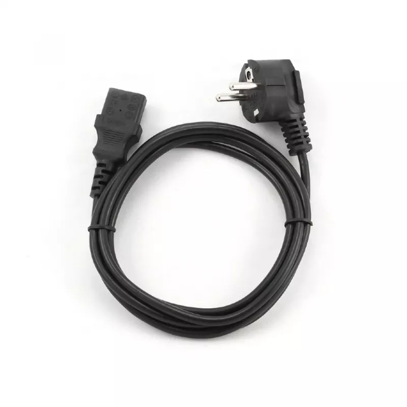 Gembird PC-186 toitekaabel must 1,8 m CEE7/4 C14 pistikuga