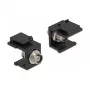 Keystone-moodul DELOCK 86851, lame FC-pistik, must, 16,5×24×21,8 mm