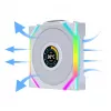 Ventilaator Lian Li UNI FAN SL Wireless LCD 120 12 cm Valge 31 dB 51.45 cfm