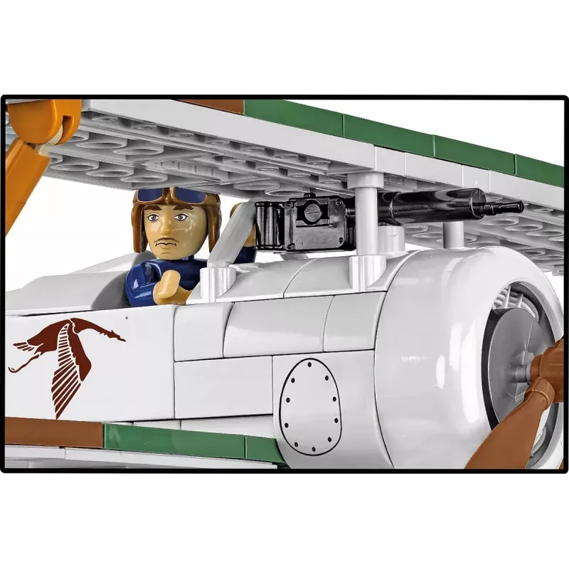 Ehituskomplekt Cobi Blocks Nieuport 17 C.1 277 tk — mudellennuki komplekt, kogutav klotsikomplekt