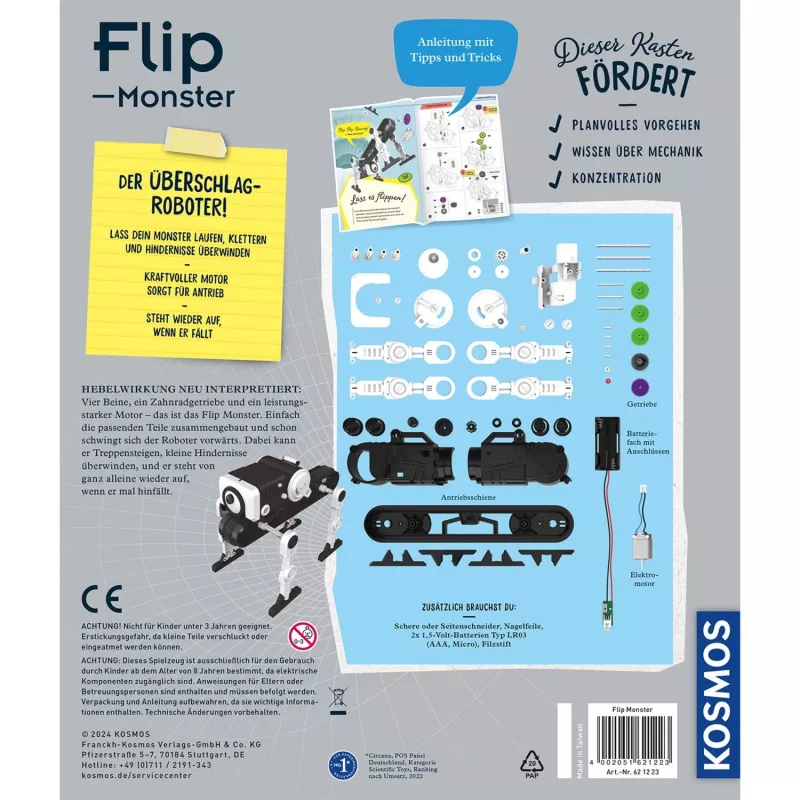 Flip Monster, katsetamiskomplekt
