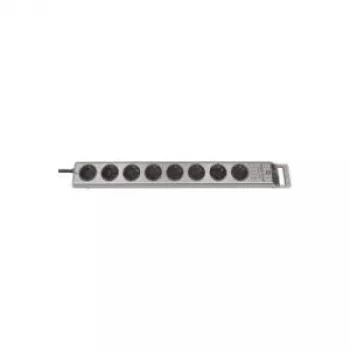 Brennenstuhl Super-Solid Line - pistikupesa - 8 väljundpesa - hõbedane (1153340118)
