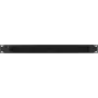 Kaablihalduspaneel LOGON RAO200BL Must Metall 48.3 cm