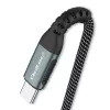 USB-kaabel Qoltec 52358 1.5 m USB-C must USB 2.0 0,48 Gbit/s