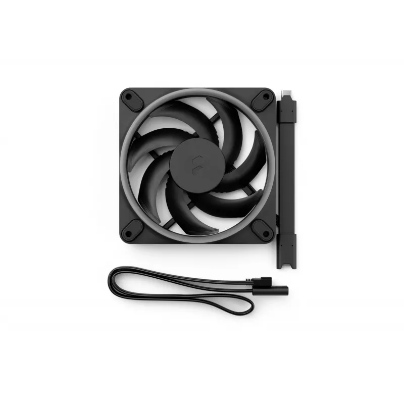 Fractal Design Momentum 12 RGB 120mm ARGB korpusventilaator - must