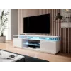 RTV-kapp EVA 180x40x56 valge/valge läikiv