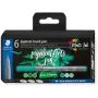 Pintslipastapliiats Staedtler Pigment Arts rohelised ja türkiissinised 6 tk