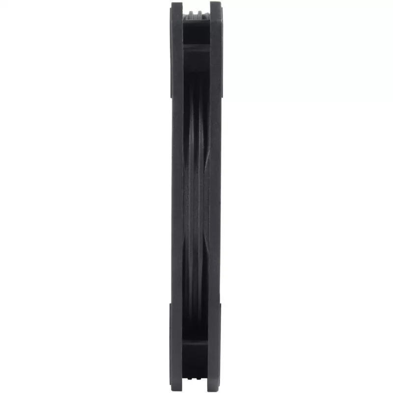 Korpuse ventilaator SILVERSTONE SST-AS120B 120mm must läbipaistev, 3-kontaktiline