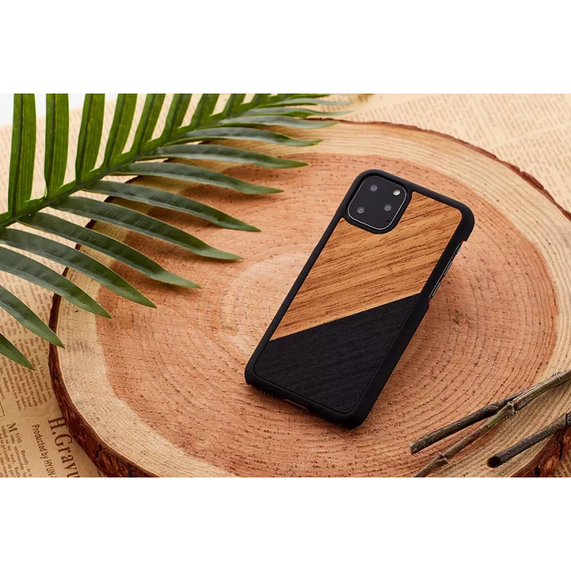 Man and wood nuterfonikorpus iPhone 11 Pro Max — western Must viimistlus