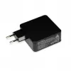 Sülearvuti toiteadapter IBOX IUZ65WA, AC-DC automaat 100–240V → 18.5–20.5V, 65W, 1×USB, must