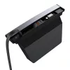 Hub Baseus T-Space USB-C–Lightning kaablitega Tesla autodele (must)