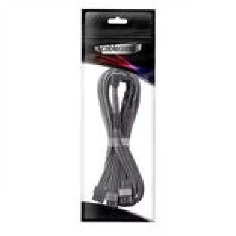 CableMod C-Series Pro Connection kaabel - Variant B, 16-pin to 3x8-pin PCIe, süsinik