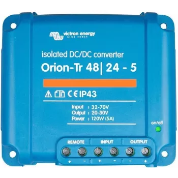 DC-DC muundur Victron Energy Orion-Tr 48/24-5A 120W — 48V sisend 24,2V väljundiks, 5A