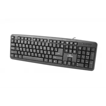 Esperanza TKR101 klaviatuur kontorile USB QWERTY inglise, vene must
