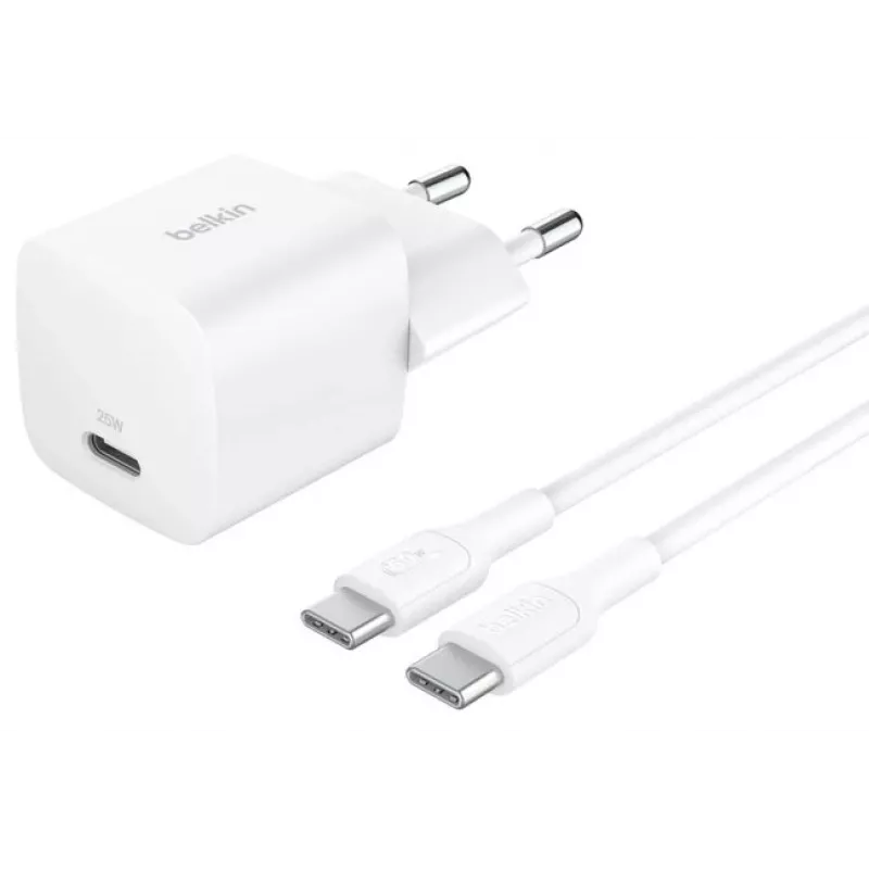 Toiteadapter Belkin BoostCharge WCA012KQ1MWH-B6 25W PD 3.1 PPS USB-C