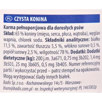 Märg koeratoit Animonda GranCarno Hobune Täiskasvanud 400 g — ühe valguallikaga, 78% niiskust, 11,5% valku