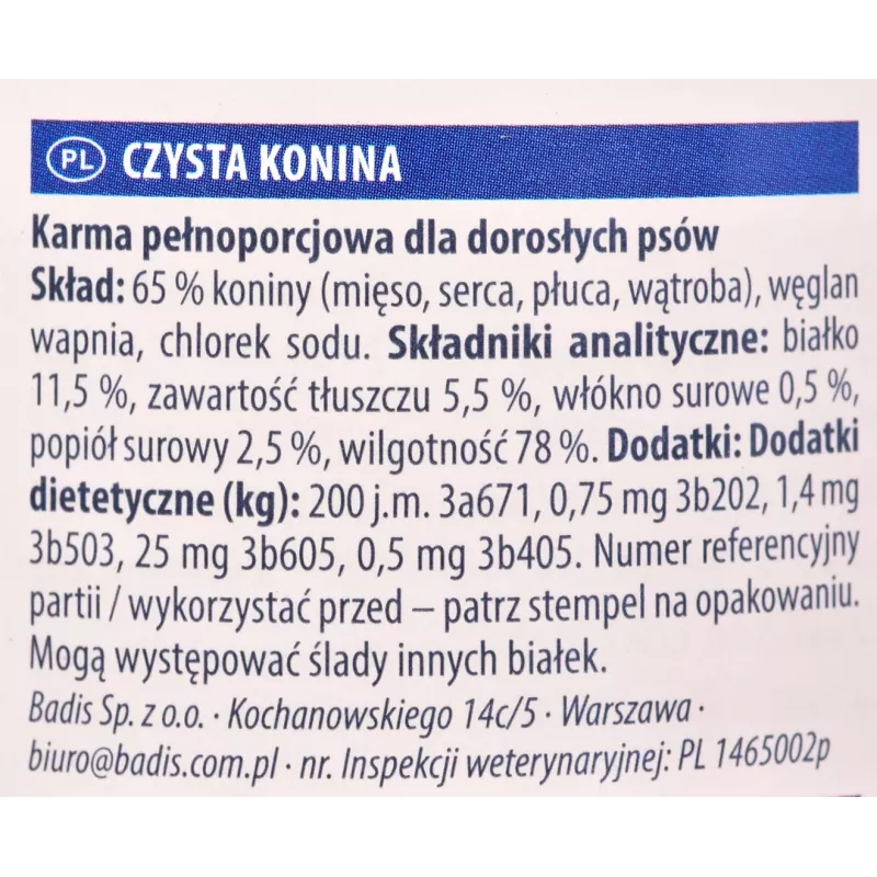 Märg koeratoit Animonda GranCarno Hobune Täiskasvanud 400 g — ühe valguallikaga, 78% niiskust, 11,5% valku