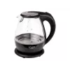 Veekeetja Adler AD 1224, standardne, 2000 W, 1,5 L, klaas, 360° pöördalus, must