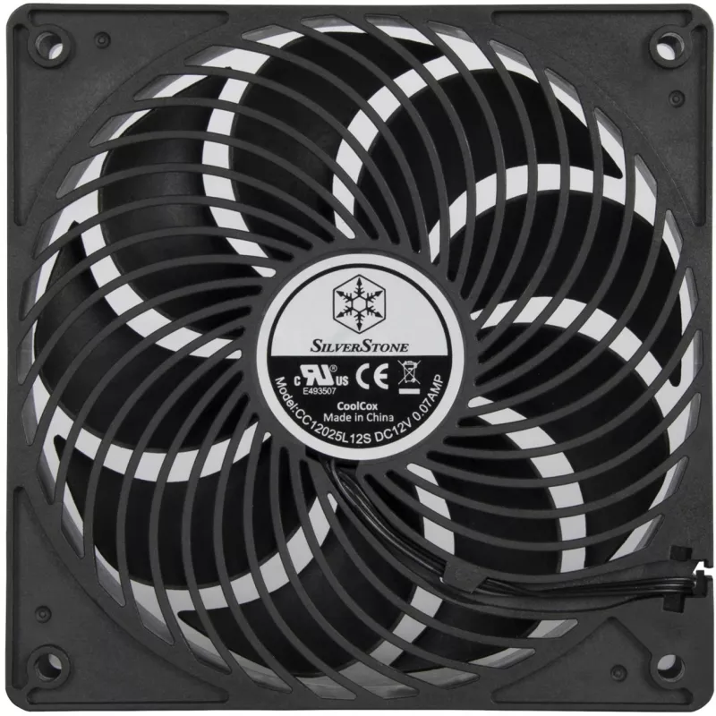 SilverStone SST-AP120I 120mm korpuse ventilaator - must